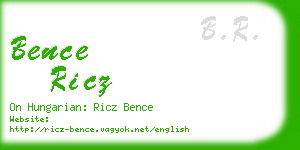 bence ricz business card